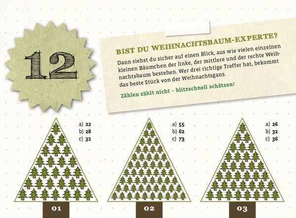 Produktbild: Der ultimativ knifflige Advents-R&auml;tsel-Kalender