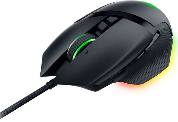 Produktbild: RAZER Basilisk V3 Ergonomische Gaming-Maus Kabelgebunden Optisch Schwarz 11 Tasten 26000 dpi Beleuchtet, Ergonomisch