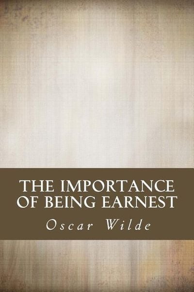 Produktbild: The Importance of Being Earnest