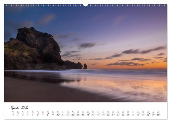 Produktbild: Neuseeland - Streifzug &uuml;ber die Nordinsel / CH-Version (Wandkalender 2026 DIN A2 quer), CALVENDO Monatskalender