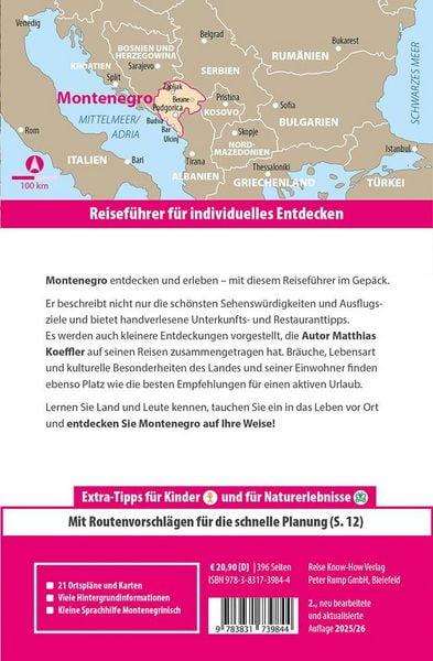 Produktbild: Reise Know-How Reisef&uuml;hrer Montenegro