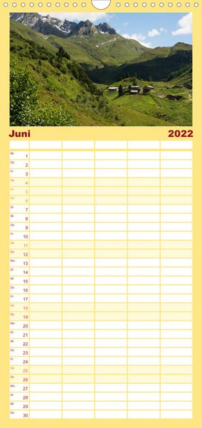 Produktbild: Familienplaner Typisch S&uuml;dtirol (Wandkalender 2022 , 21 cm x 45 cm, hoch)