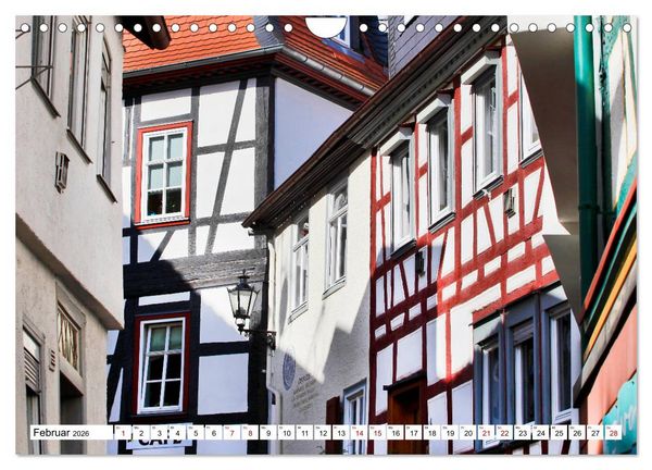 Produktbild: Barbarossastadt Gelnhausen vom Frankfurter Taxifahrer Petrus Bodenstaff (Wandkalender 2026 DIN A4 quer), CALVENDO Monatskalender