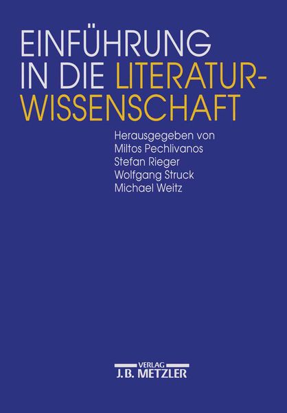 Produktbild: Einf&uuml;hrung in die Literaturwissenschaft