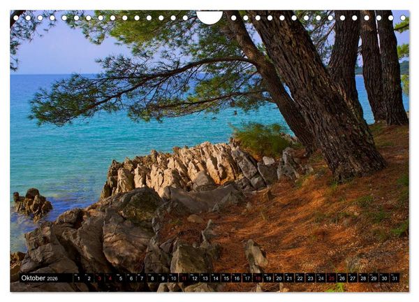 Produktbild: Rund um Krk (Wandkalender 2026 DIN A4 quer), CALVENDO Monatskalender