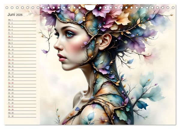 Produktbild: Waldgeborene Eleganz (Wandkalender 2026 DIN A4 quer), CALVENDO Monatskalender