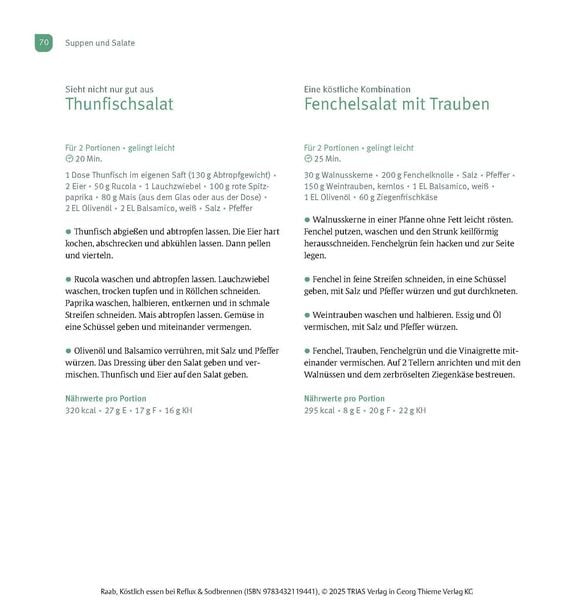 Produktbild: K&ouml;stlich essen Reflux und Sodbrennen