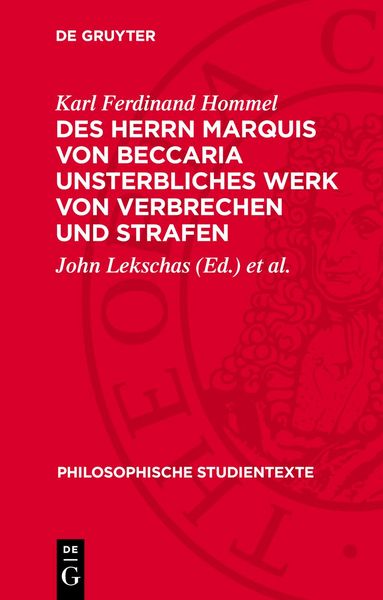 Produktbild: Des Herrn Marquis von Beccaria unsterbliches Werk von Verbrechen und Strafen