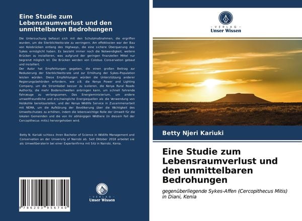Eine Studie zum Lebensraumverlust und den unmittelbaren Bedrohungen, Taschenbuch von Betty Njeri Kariuki, Verlag Unser Wissen, 9786203956740