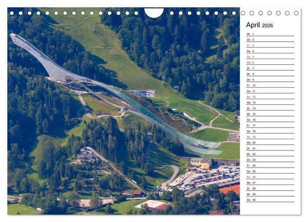 Produktbild: Garmisch-Partenkirchen - Bayerischer Charme im Werdenfelser Land (Wandkalender 2026 DIN A4 quer), CALVENDO Monatskalender