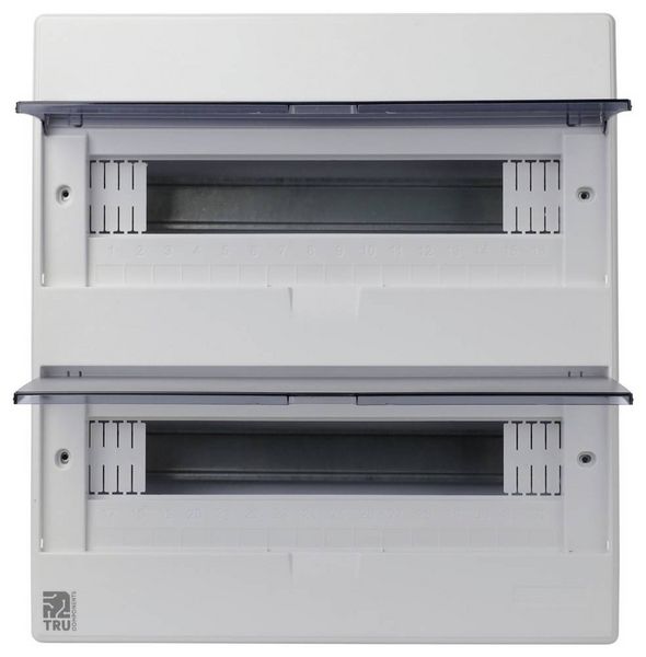 Produktbild: TRU COMPONENTS TC-GYB5-32 Installationsverteiler 366 x 395 x 95 ABS, PC, Stahl 1St.