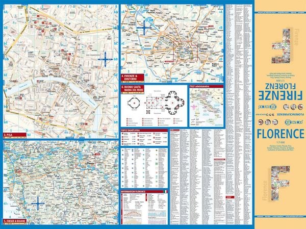 Produktbild: Florence, Florenz, Borch Map