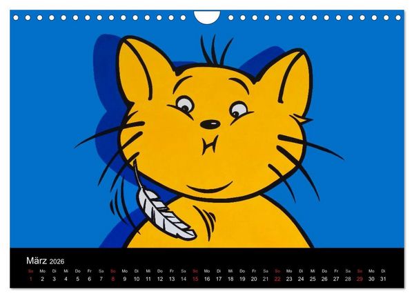 Produktbild: Humorvolle PopArt - Kunstkalender von Claudia Elsner (Wandkalender 2026 DIN A4 quer), CALVENDO Monatskalender