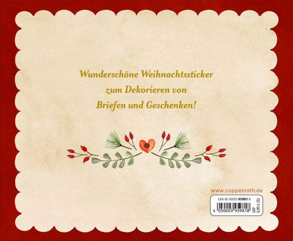 Produktbild: Stickerbuch &ndash; Zauberhafte Weihnachtssticker
