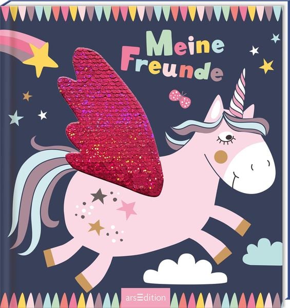 Produktbild: Meine Freunde &ndash; Einhorn (mit Wendepailletten)