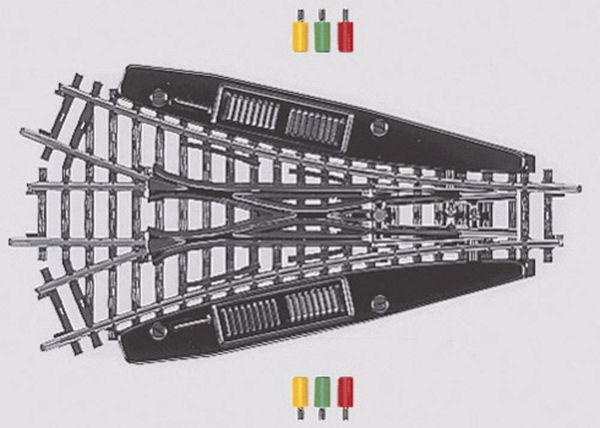 Märklin - Symmetrische Dreiwegweiche