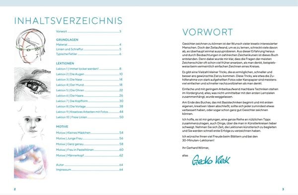 Produktbild: Schnelles Wissen in 30 Minuten - Gesichter Zeichnen