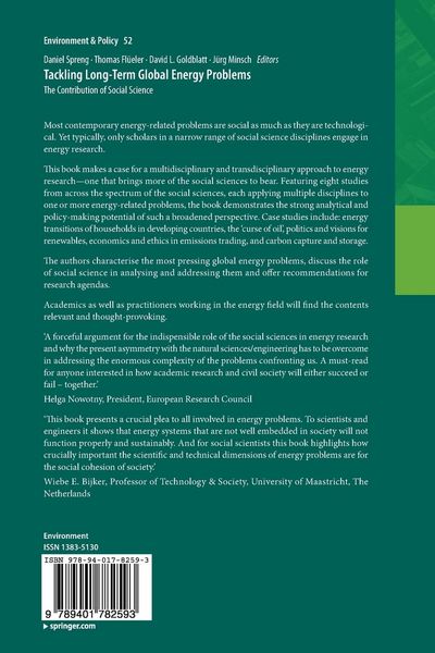 Produktbild: Tackling Long-Term Global Energy Problems