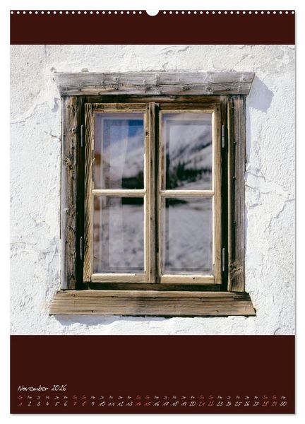 Produktbild: Alte Fenster (Wandkalender 2026 DIN A2 hoch), CALVENDO Monatskalender