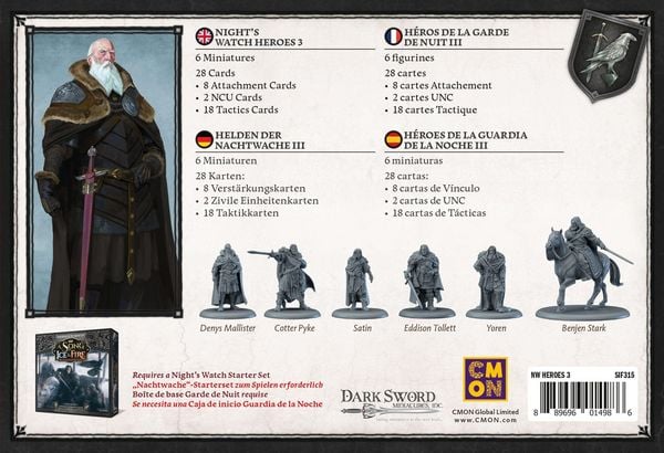 Produktbild: Song of Ice & Fire - Night s Watch Heroes 3