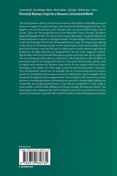 Produktbild: Perennial Biomass Crops for a Resource-Constrained World