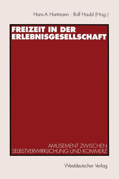 Produktbild: Freizeit in der Erlebnisgesellschaft