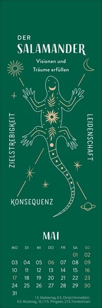 Produktbild: Krafttiere Lesezeichen & Kalender 2027