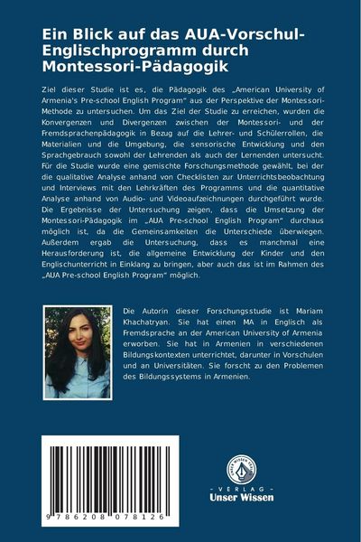 Produktbild: Ein Blick auf das AUA-Vorschul-Englischprogramm durch Montessori-P&auml;dagogik
