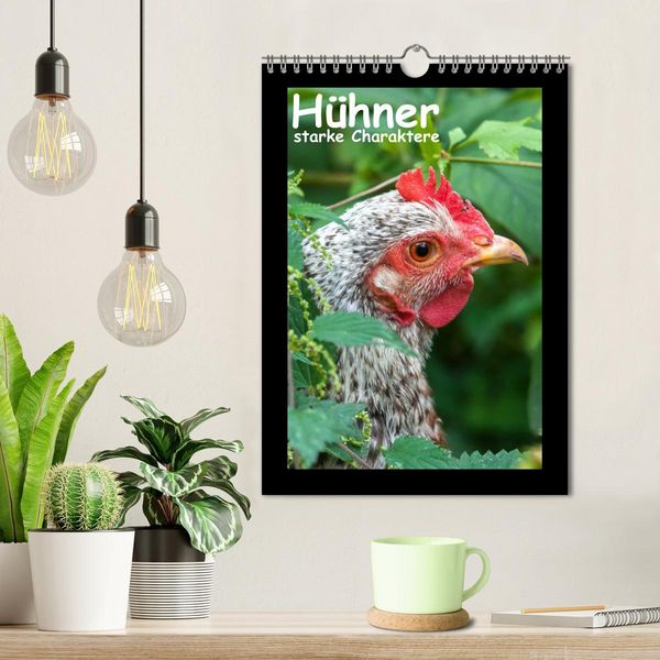 Produktbild: H&uuml;hner - starke Charaktere (Wandkalender 2026 DIN A4 hoch), CALVENDO Monatskalender
