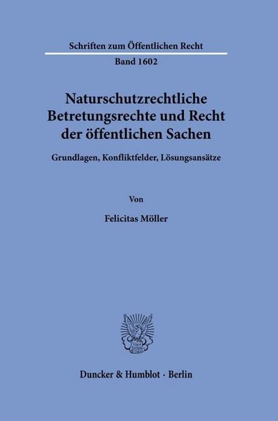 Produktbild: Naturschutzrechtliche Betretungsrechte und Recht der &ouml;ffentlichen Sachen