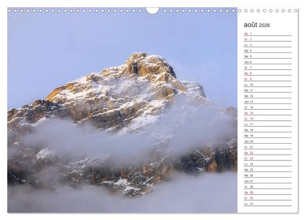 Produktbild: Balade au c&oelig;ur des Dolomites (Calendrier mural 2026 DIN A3 vertical), CALVENDO calendrier mensuel