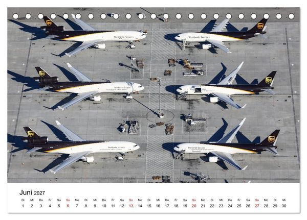 Produktbild: From Above - Die etwas andere Perspektive auf Flugzeuge (Tischkalender 2027 DIN A5 quer), CALVENDO Monatskalender