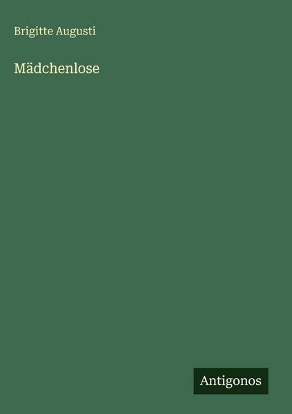 Produktbild: M&auml;dchenlose