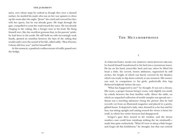 Produktbild: The Metamorphosis and Other Stories
