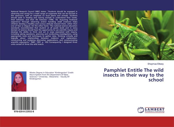 Produktbild: Pamphlet Entitle The wild insects in their way to the school
