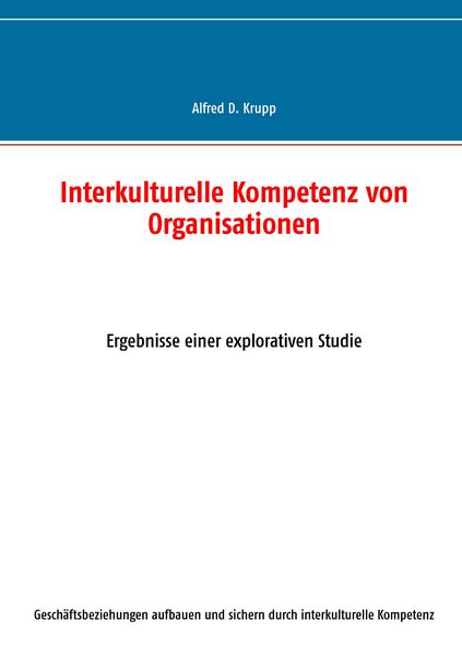 Produktbild: Interkulturelle Kompetenz von Organisationen