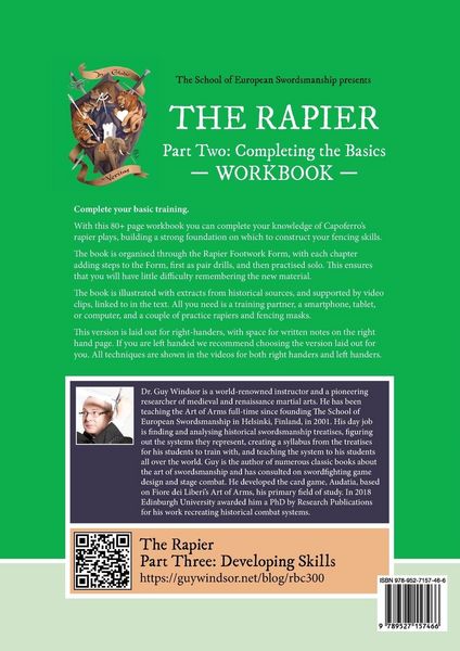 Produktbild: The Rapier Part Two Completing The Basics Workbook