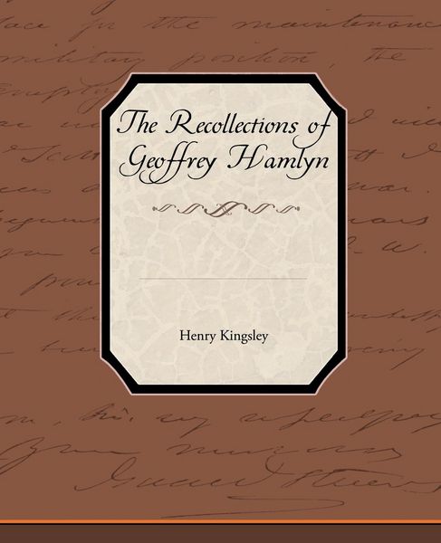 Produktbild: The Recollections of Geoffrey Hamlyn
