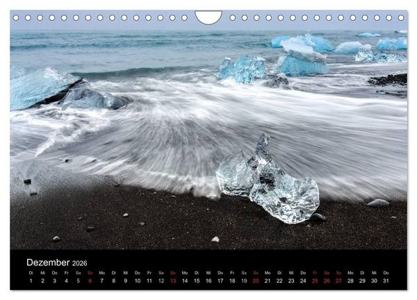 Produktbild: Island - einzigartige Landschaften (Wandkalender 2026 DIN A4 quer), CALVENDO Monatskalender