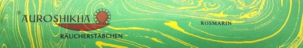 Räucherstäbchen Auroshikha 'Rosmarin' 10g