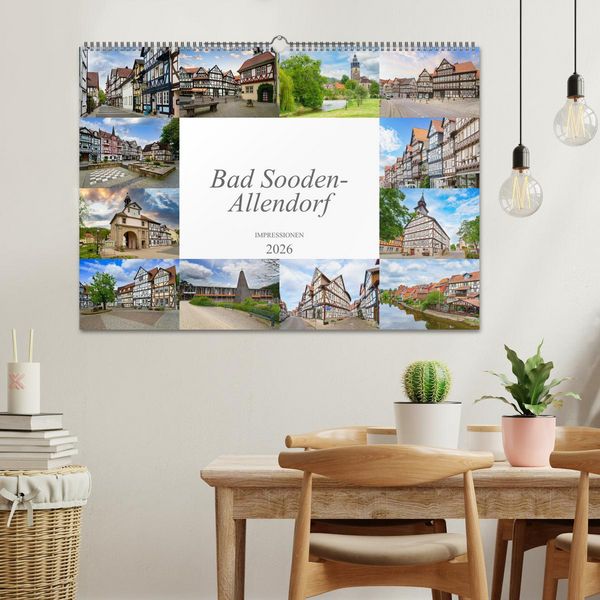 Produktbild: Bad Sooden-Allendorf Impressionen (Wandkalender 2026 DIN A2 quer), CALVENDO Monatskalender