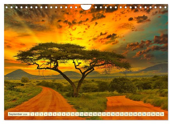 Produktbild: Fantastic Kenya (Wall Calendar 2026 DIN A4 landscape), CALVENDO 12 Month Wall Calendar