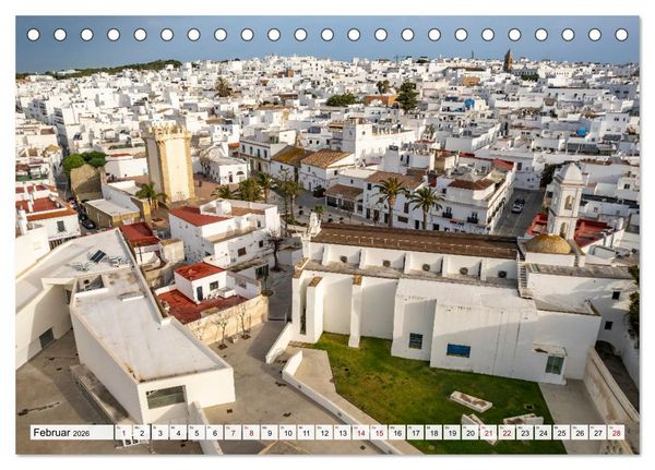Produktbild: Andalusiens weisse D&ouml;rfer (Tischkalender 2026 DIN A5 quer), CALVENDO Monatskalender