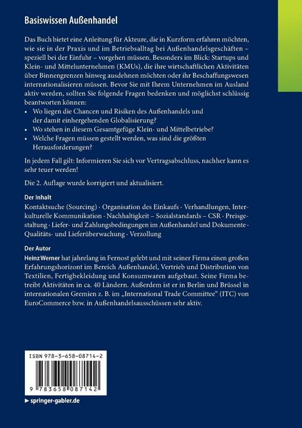 Produktbild: Basiswissen Au&szlig;enhandel