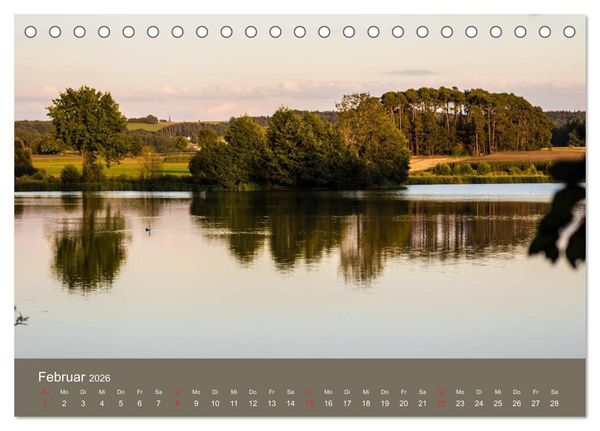 Produktbild: Mittelfranken - Das fr&auml;nkische Seenland (Tischkalender 2026 DIN A5 quer), CALVENDO Monatskalender
