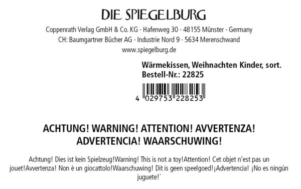 Produktbild: W&auml;rmekissen - Wintertiere im Weihnachtswald, sort.i.D.