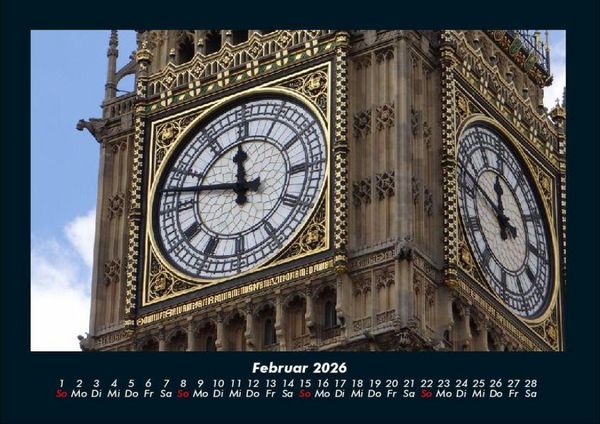 Produktbild: London 2026 Fotokalender DIN A4