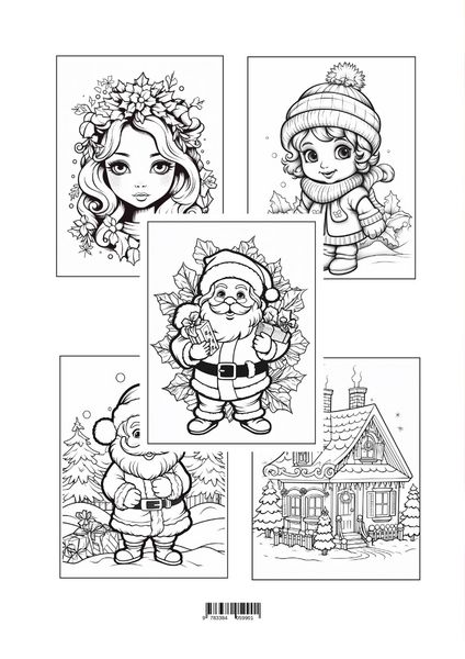 Produktbild: Ho-Ho-Ho! Weihnachtsfreude zum Ausmalen und Entdecken