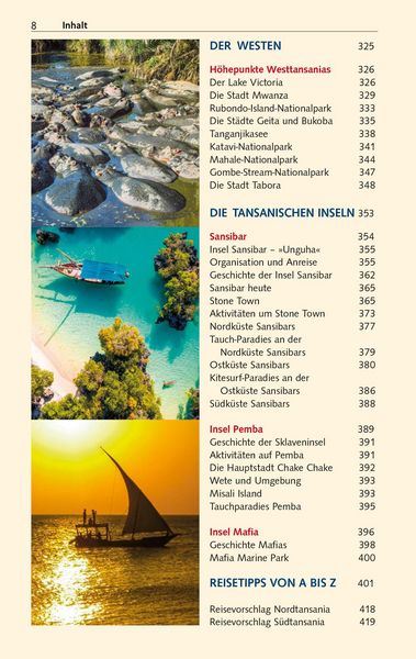 Produktbild: TRESCHER Reisef&uuml;hrer Tansania und Sansibar