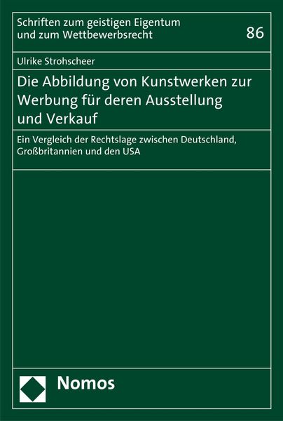 Produktbild: Die Abbildung von Kunstwerken zur Werbung f&uuml;r deren Ausstellung und Verkauf